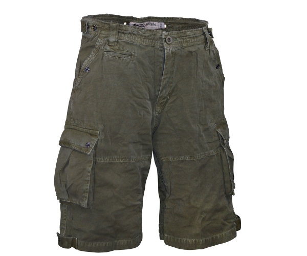 Vintage Cargo Short Safari - oliv