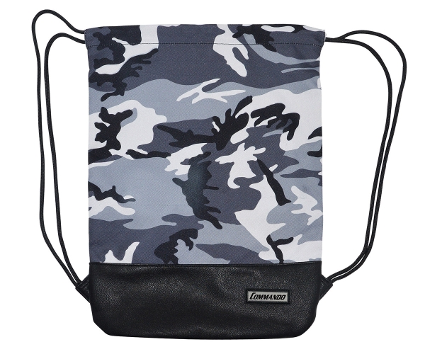 Turnbeutel Gym Bag Camo mit Kunstlederboden urbantarn