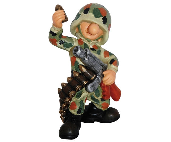 Fun Division Soldat Figur Modell 4 flecktarn