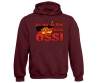 Ich war als Kind schon Ossi - Männer Kapuzenpullover - wein-rot
