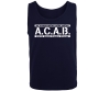 ACAB - No cooperation with Police - Männer Muskelshirt - navy