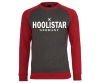 X Hoolistar - Männer Pullover - grau-rot