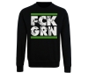 FCK GRN - Männer Pullover - schwarz