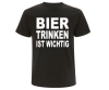 Bier trinken ist wichtig - Männer T-Shirt - schwarz