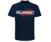 Vollkontakt - Logo - Männer T-Shirt - navy