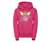 Zahnfee Logo Kinder Kapuzenpullover pink