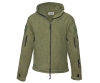 Fleecejacke Recon mit Kapuze oliv