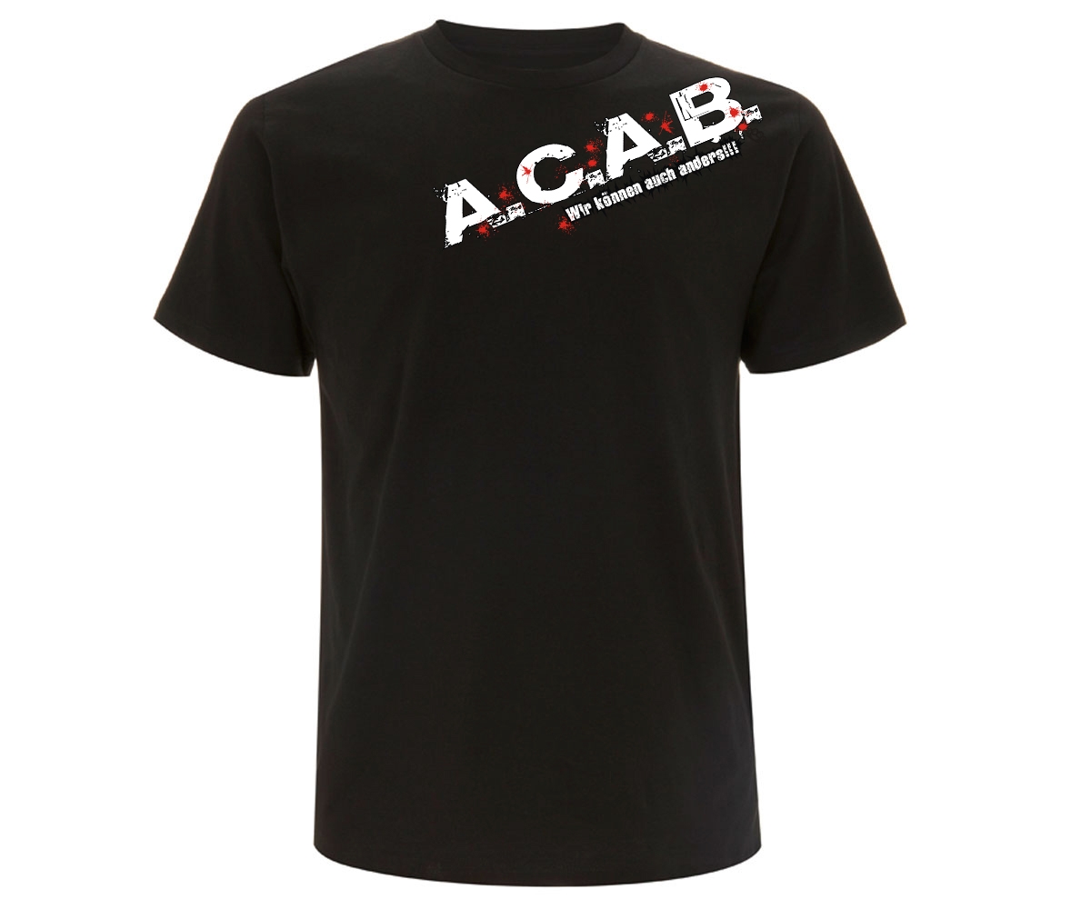 ACAB Wir können auch anders -  Männer T-Shirt - schwarz