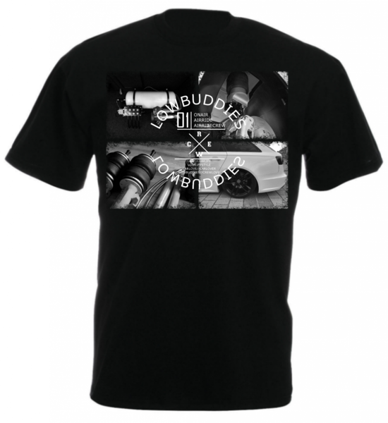 Low Buddies - Männer T-Shirt - Airride - schwarz