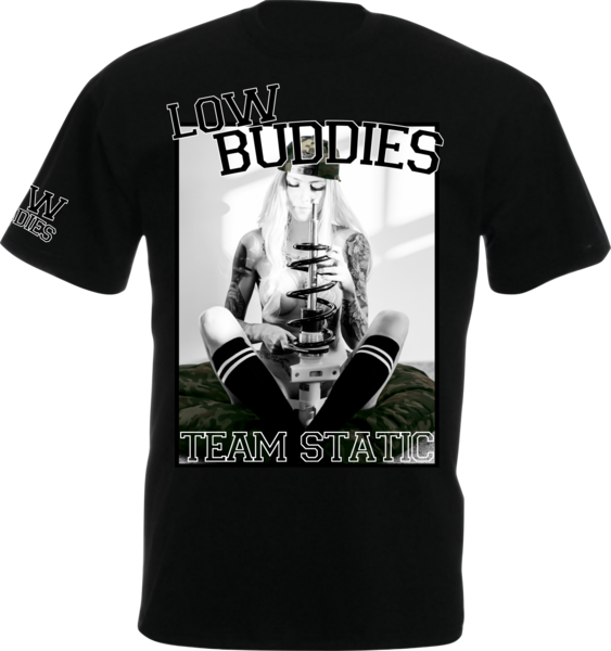 Low Buddies - Männer T-Shirt - teamstatic - schwarz