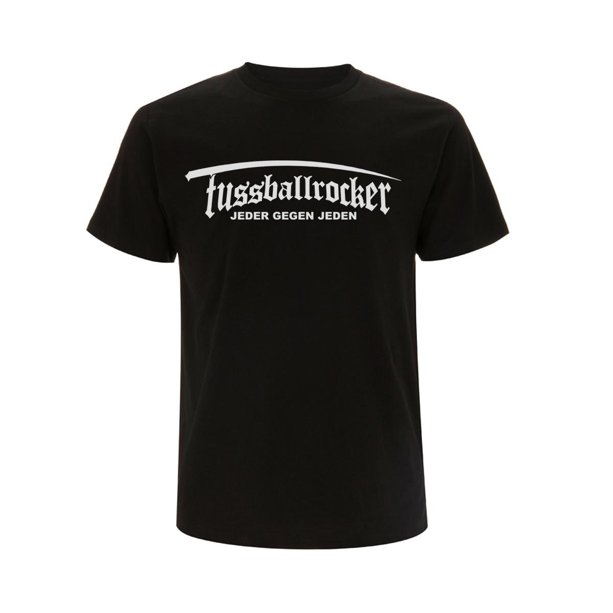 Fußballrocker - Schriftzug - Männer T-Shirt - schwarz