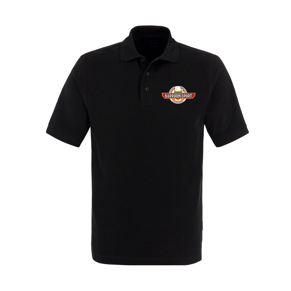 Barroom Sport - Männer Polo Shirt - Dick und Durstig - schwarz