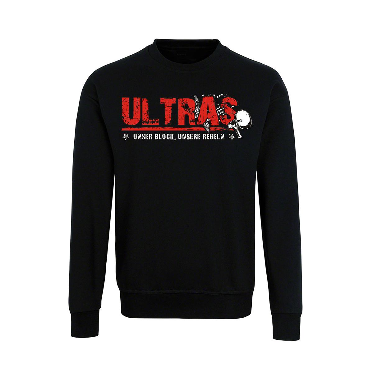 Ultras - Unser Block unsere Regeln - Männer Pullover - schwarz