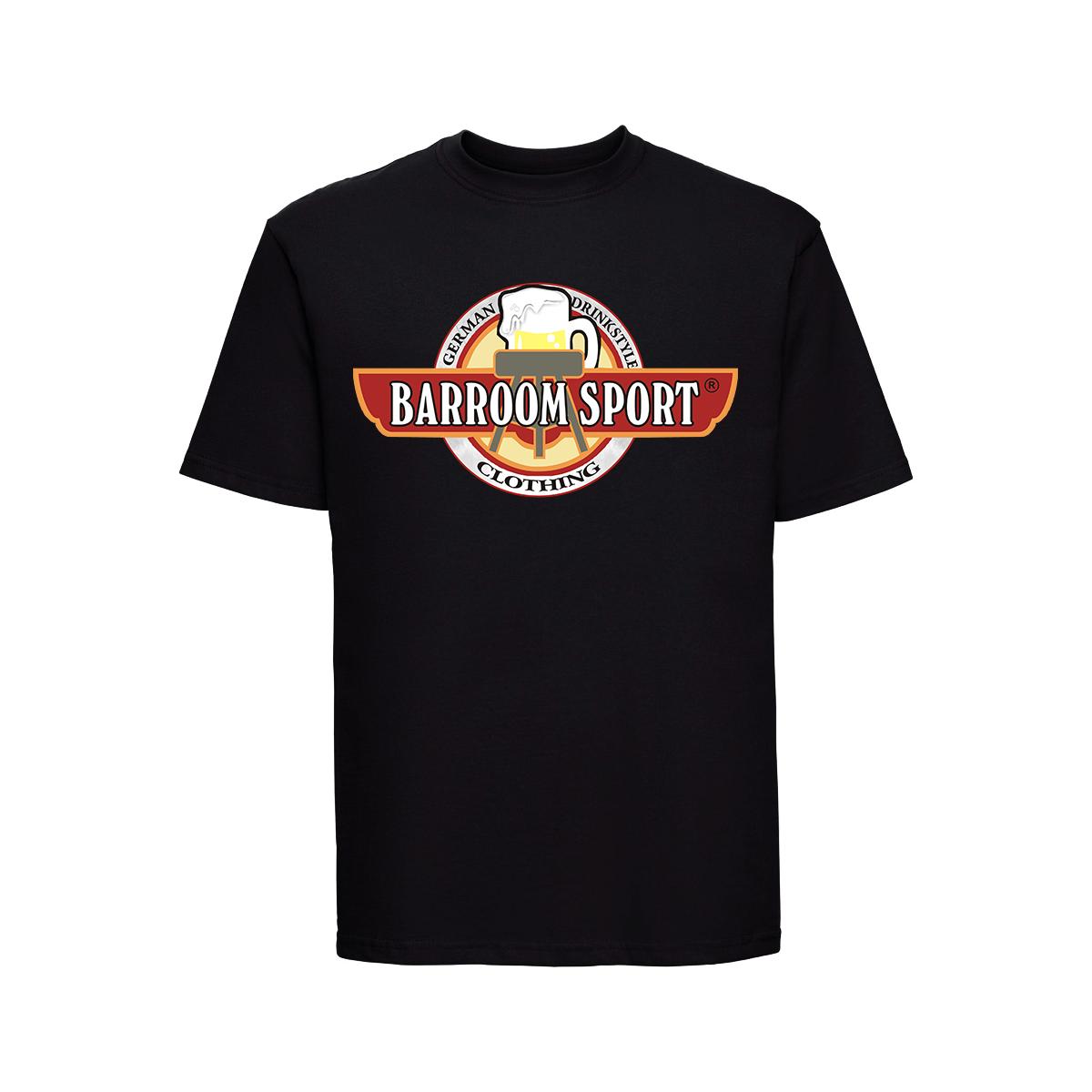 Barroom Sport Drinkstyle Clothing Logo - Männer T-Shirt - schwarz