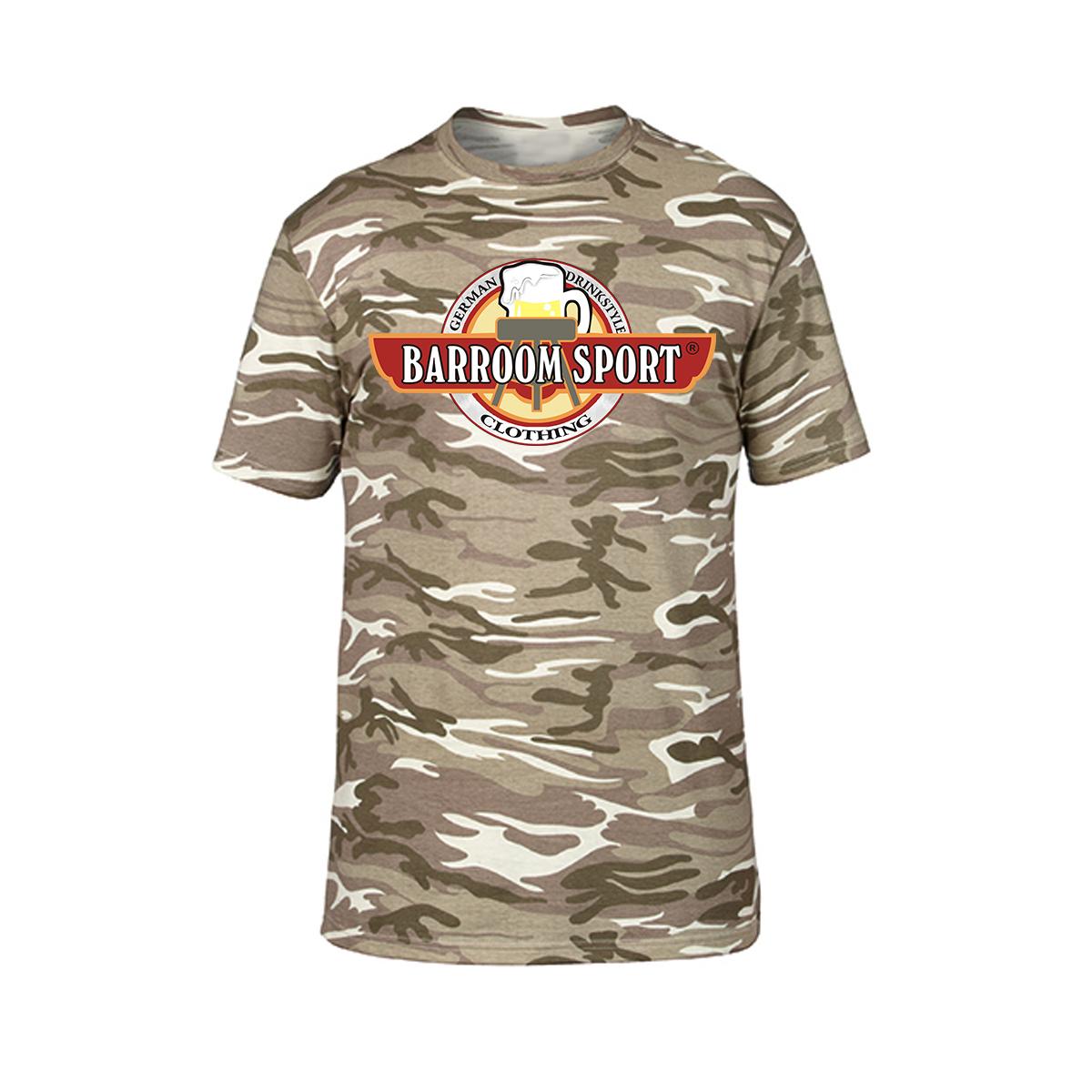 Barroom Sport Drinkstyle Clothing Logo - Männer T-Shirt - operation camo