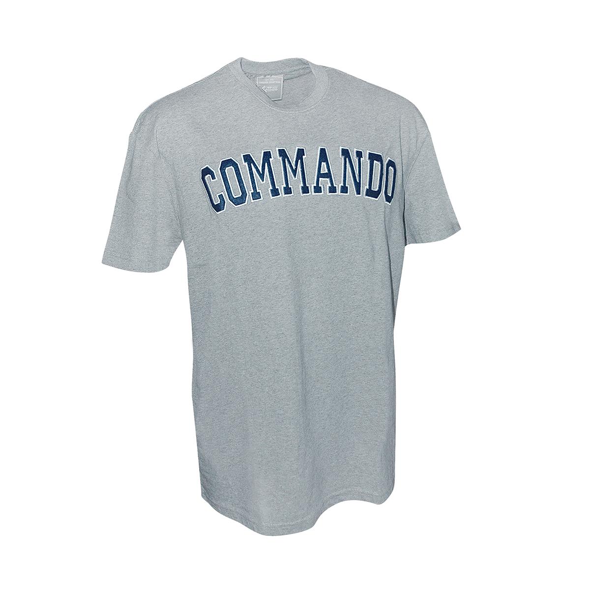 Commando - T-Shirt - APP - grau-meliert
