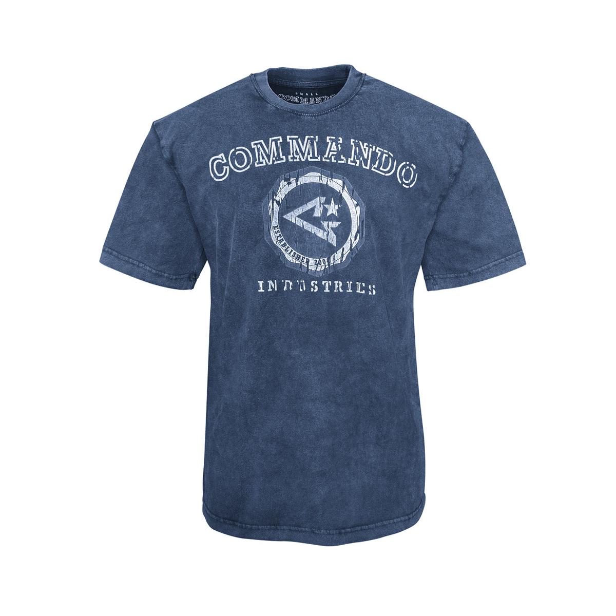 Commando - T-Shirt - Logo Vintage 2 - navy