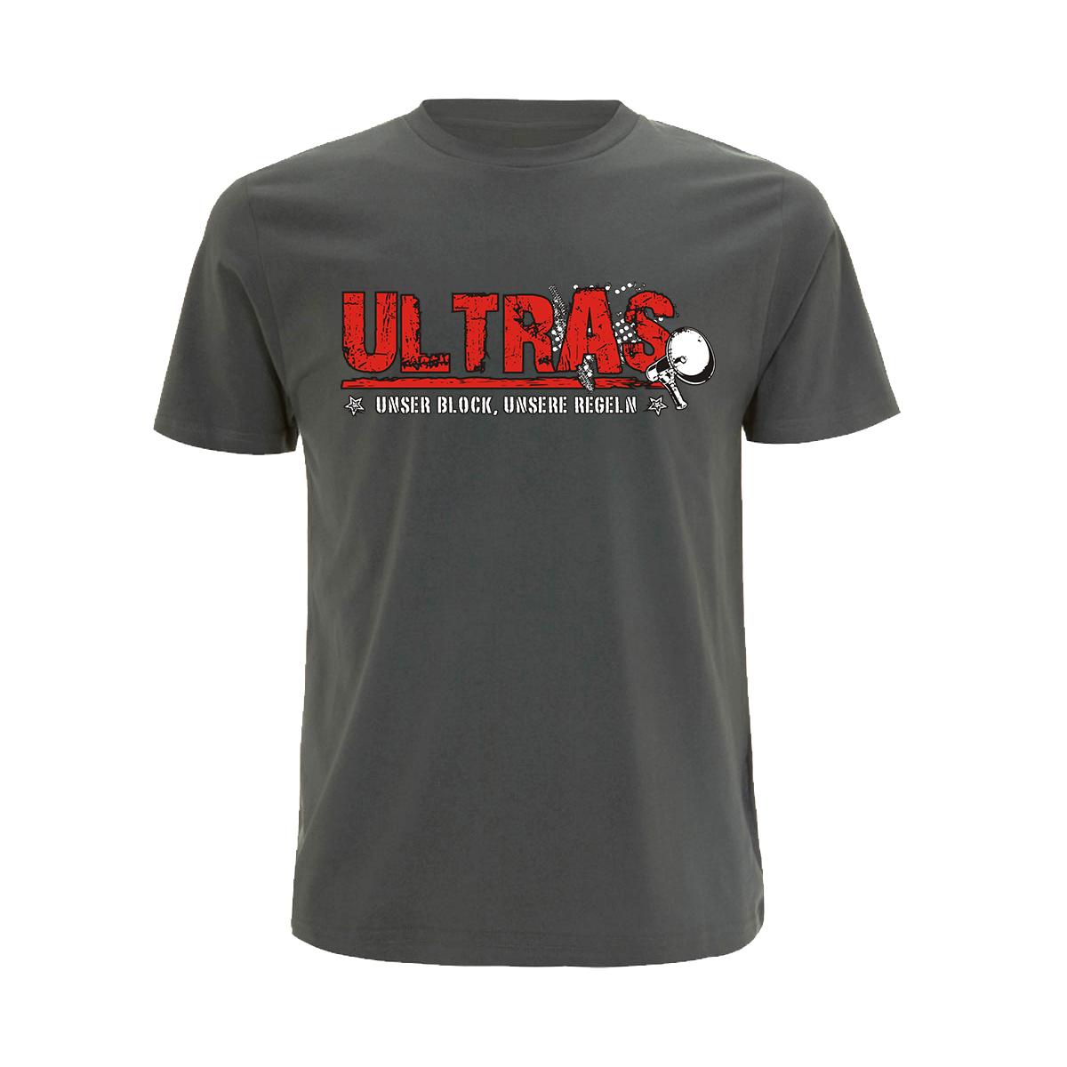 Ultras - Unser Block unsere Regeln - Männer T-Shirt - grau