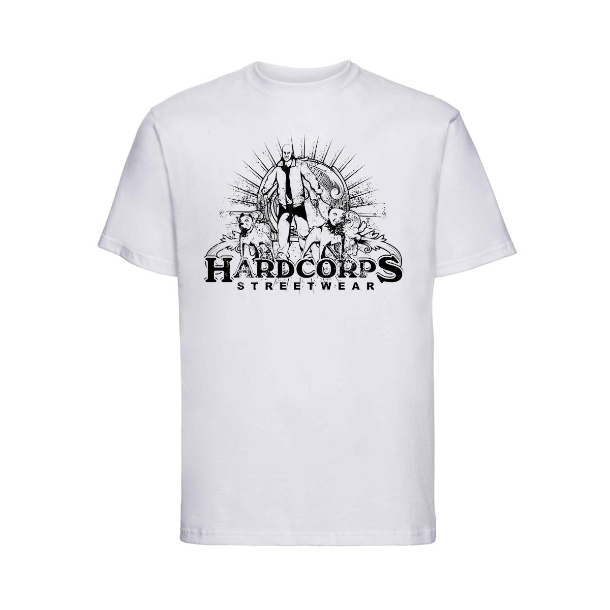Pit Bull - Hardcorps - Männer T-Shirt - weiß