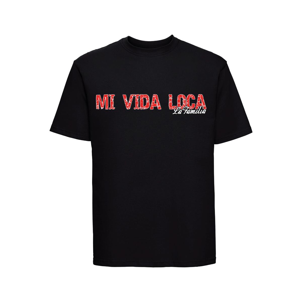 La Familia - Männer T-Shirt - Mi vida loca - schwarz