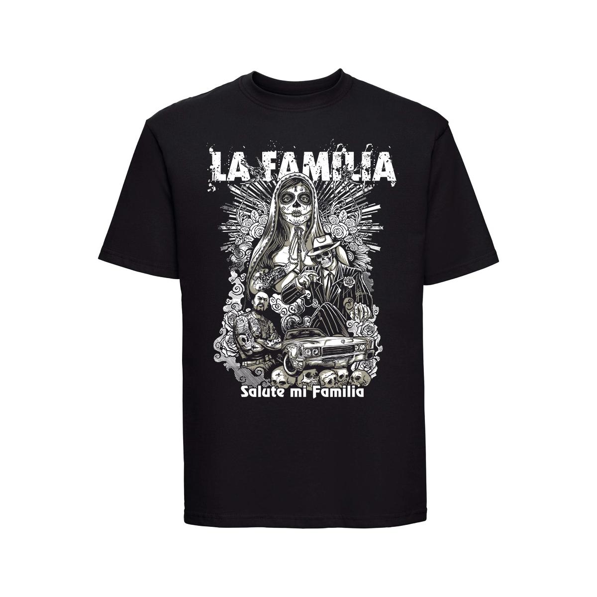 La Familia - Männer T-Shirt - Salute mi familia - schwarz