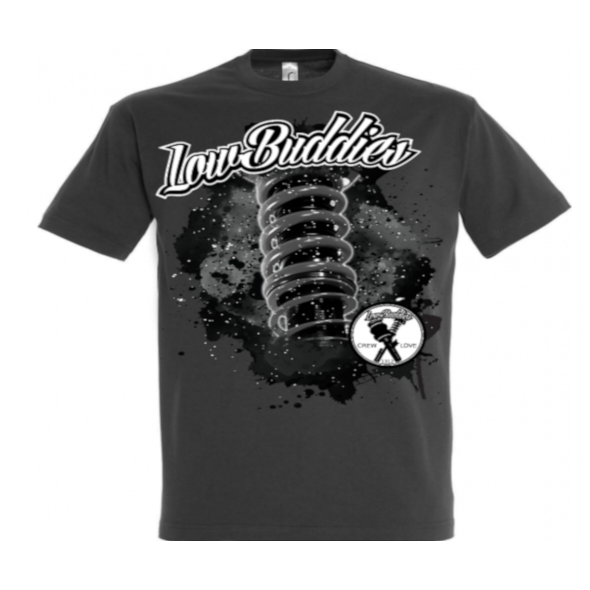 Low Buddies - Männer T-Shirt - Crewlove airride - grau
