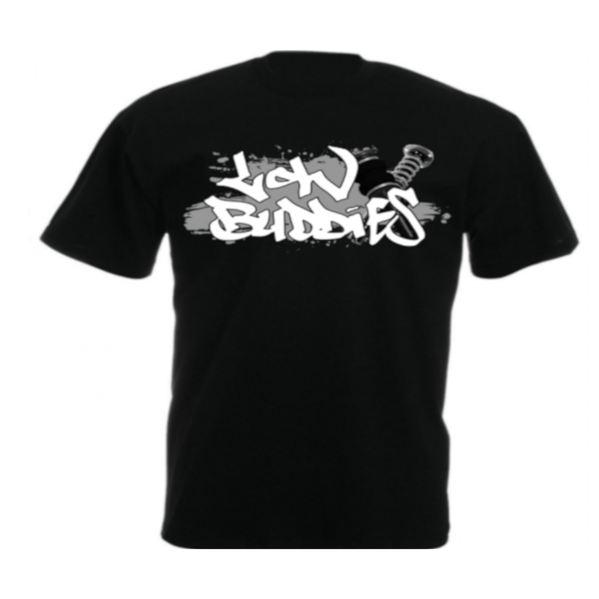 Low Buddies - Männer T-Shirt - Splash - schwarz
