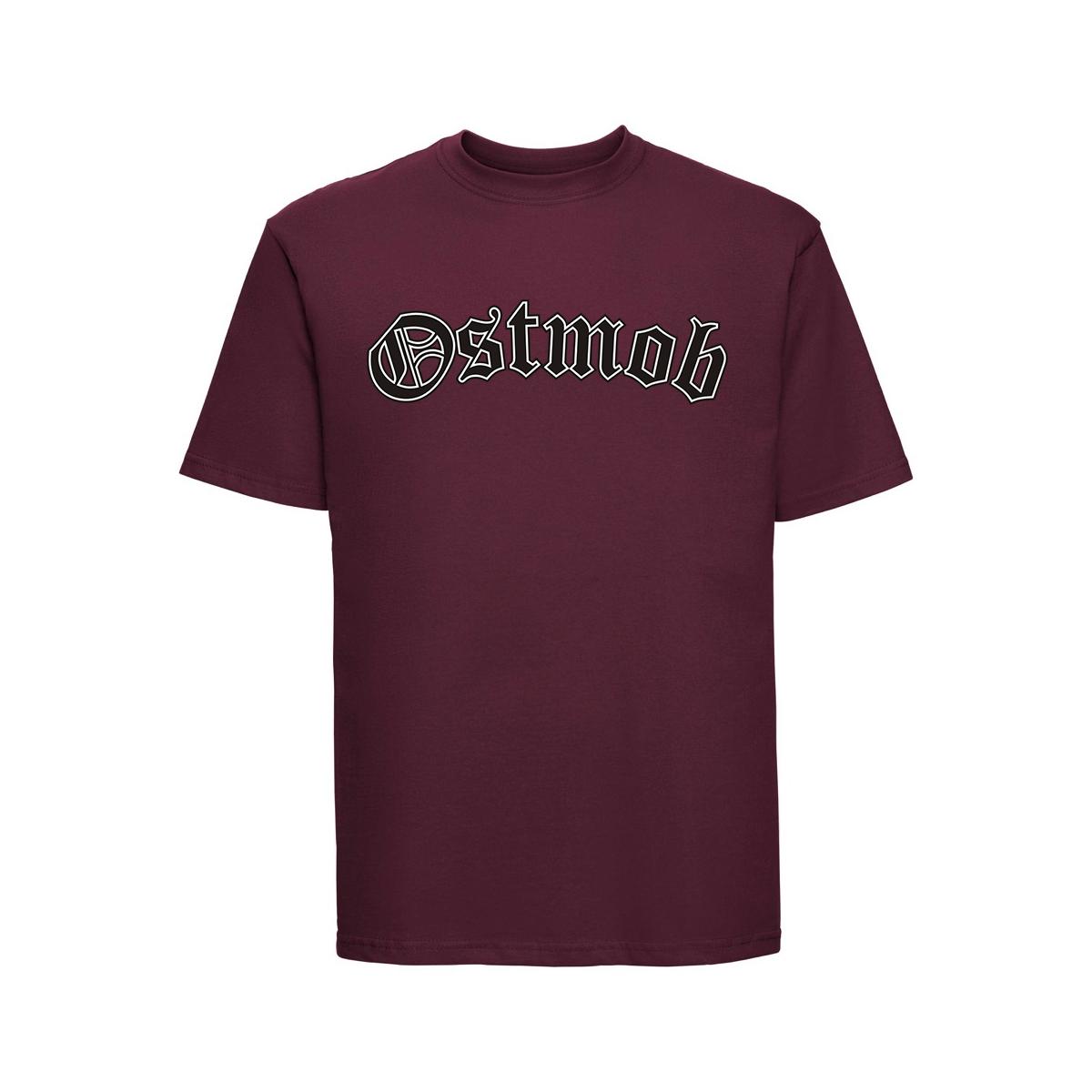 Ostmob Logo - Männer T-Shirt - weinrot