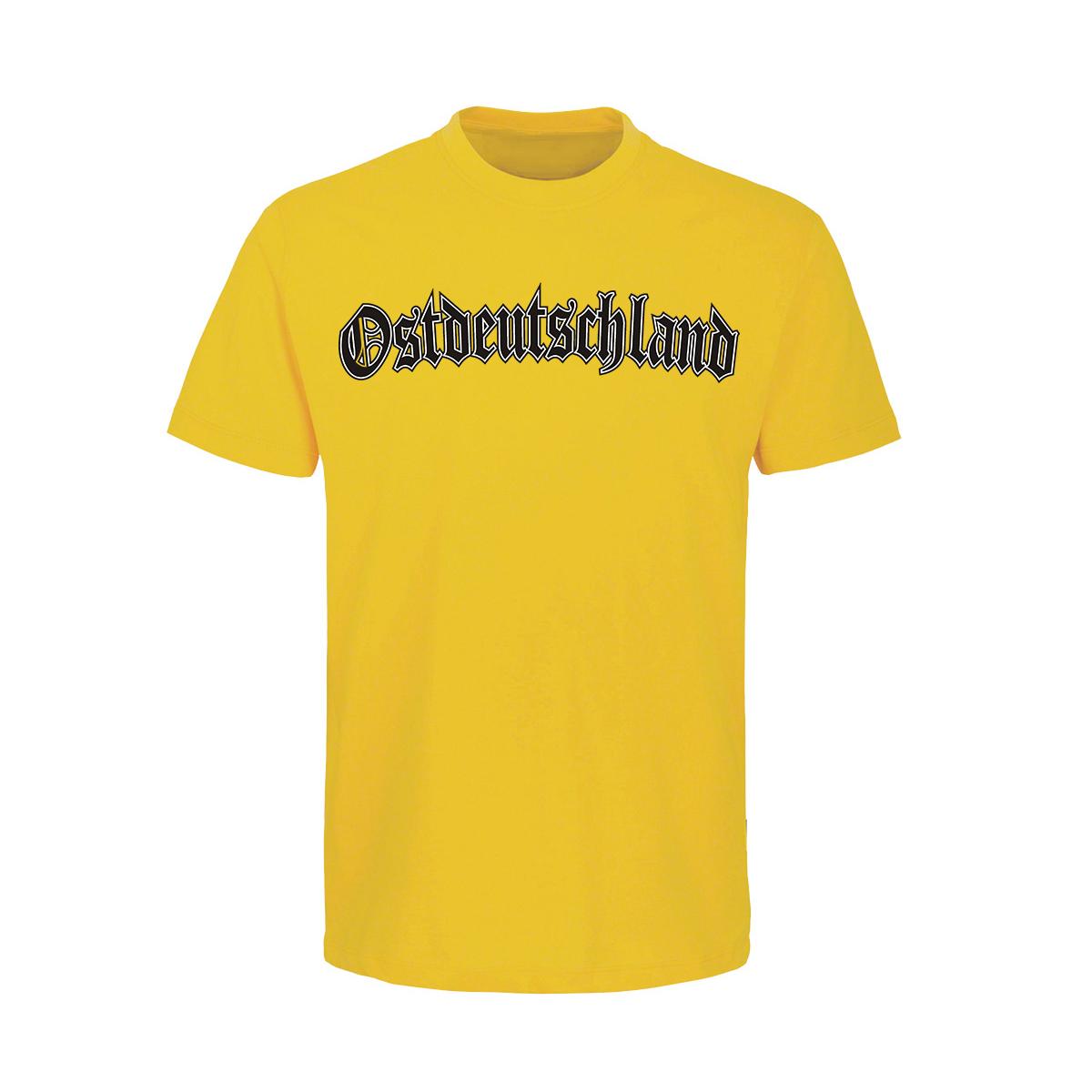 Ostdeutschland Logo - Männer T-Shirt - gelb