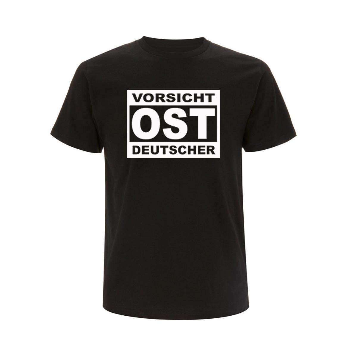 Vorsicht Ostdeutscher - Männer T-Shirt - schwarz