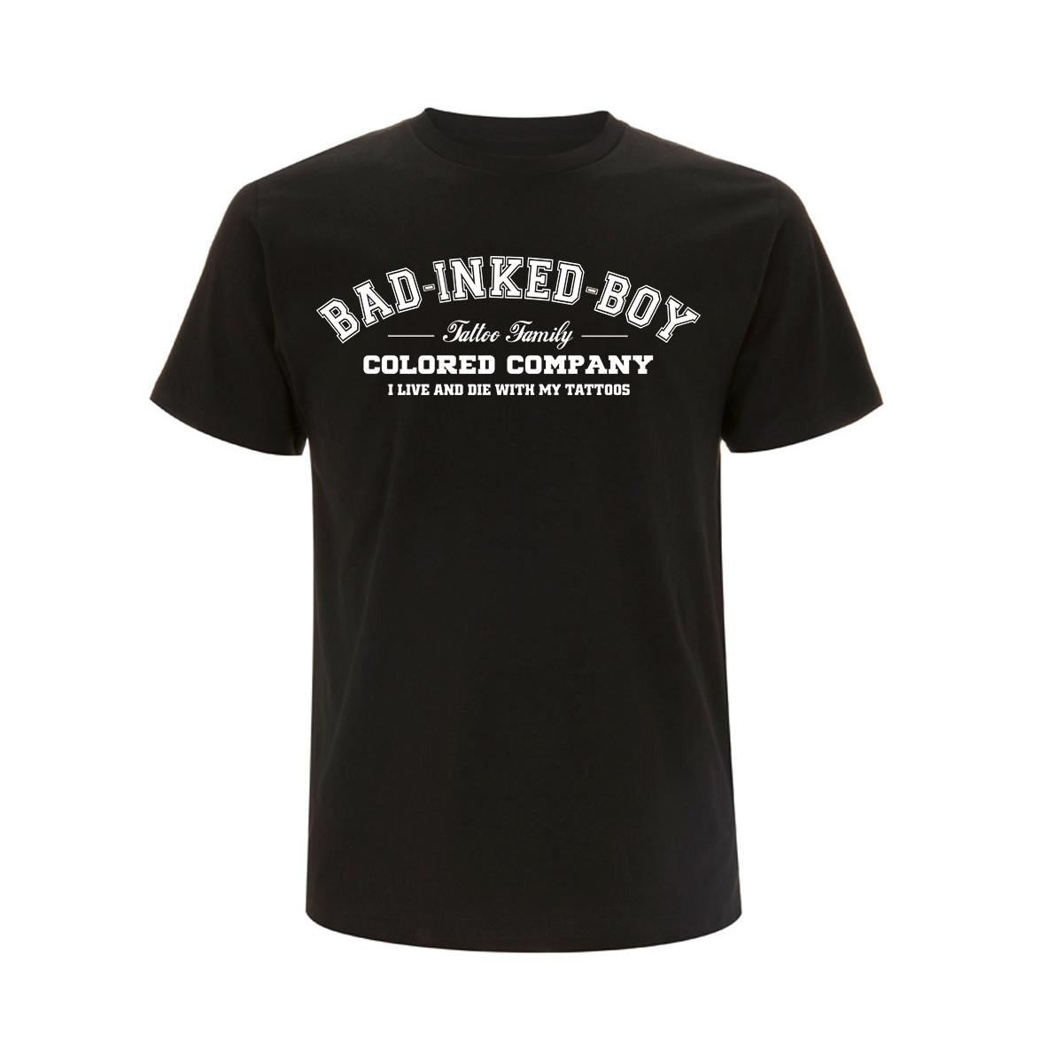 Bad inked boy Tattoo Family - Männer T-Shirt - schwarz