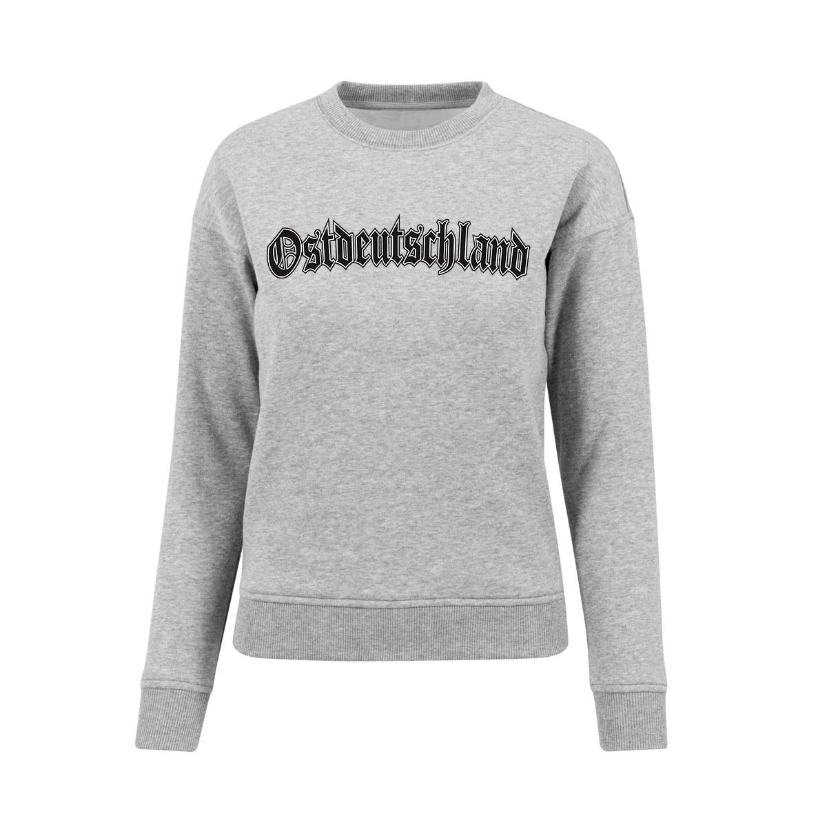 Ostdeutschland Logo - Frauen Pullover - grau-meliert