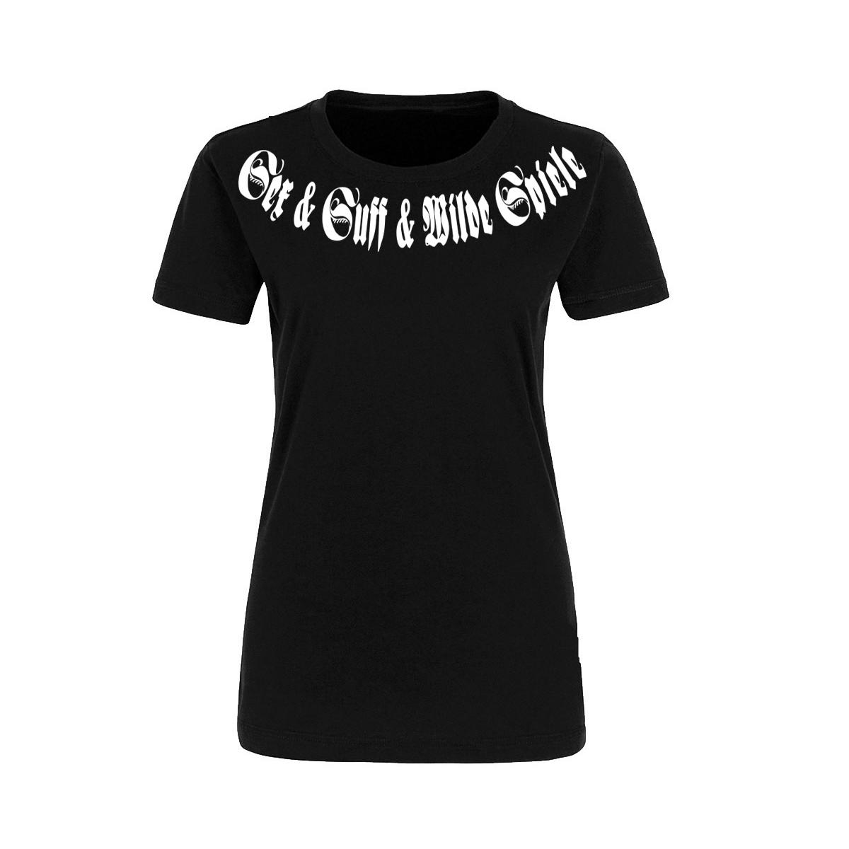 Sex & Suff & Wilde Spiele - Frauen Shirt - schwarz