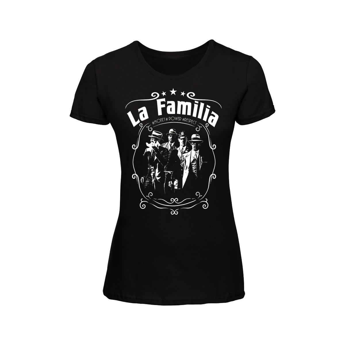 La Familia - Money Power Respect - Frauen Shirt - schwarz