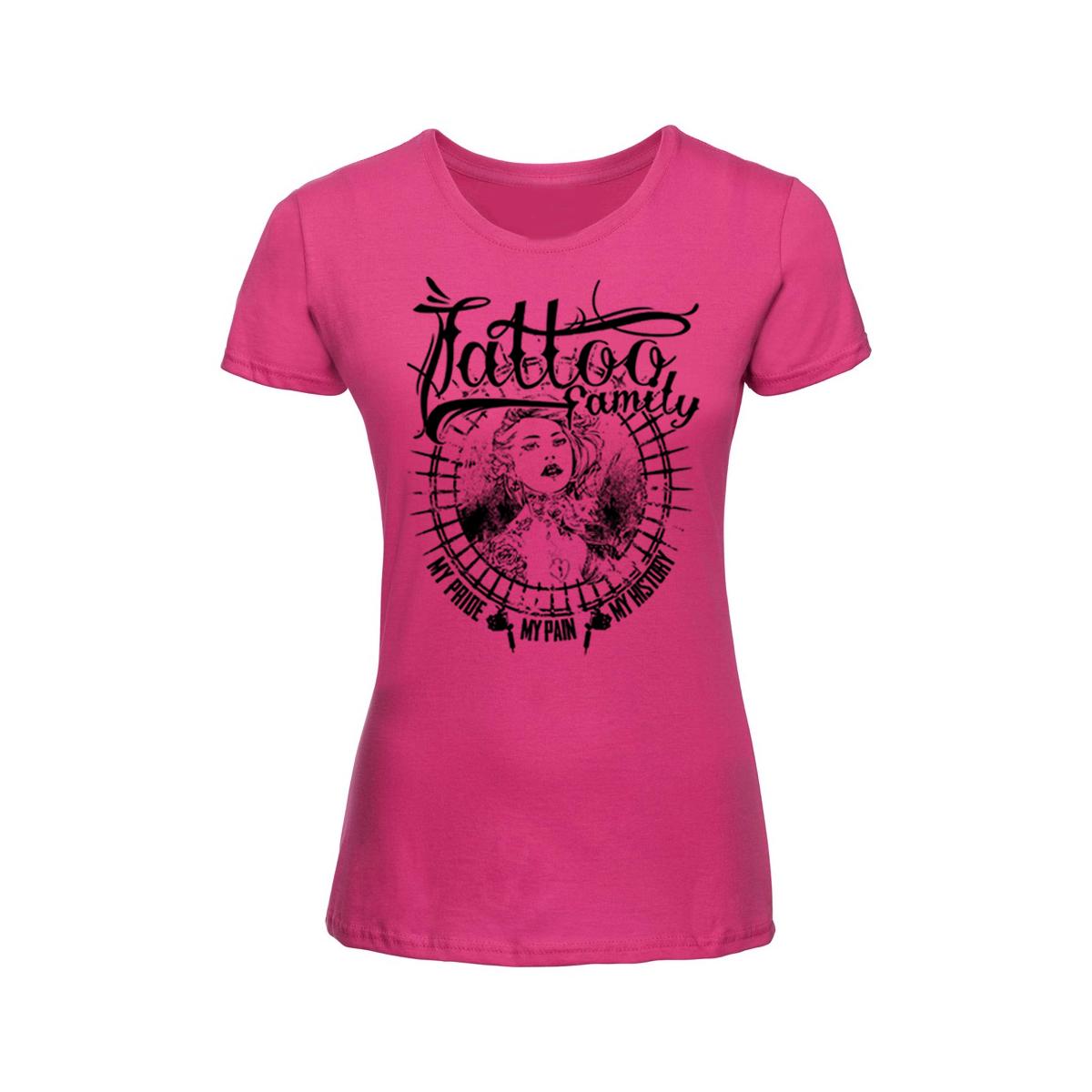 Tattoo Family - Pride Pain History - Frauen T-Shirt - pink