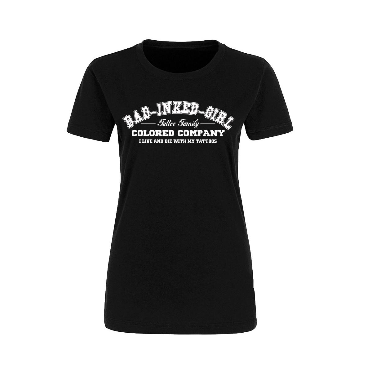 Tattoo Family - Bad inked Girl - Frauen T-Shirt - schwarz