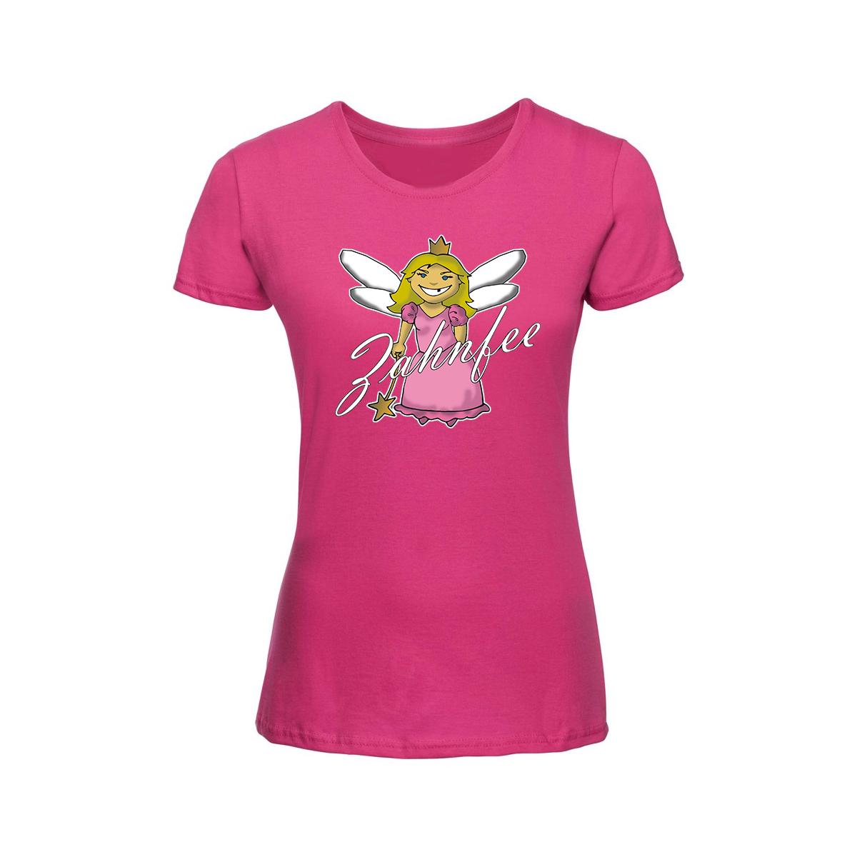 Zahnfee Logo Fee - Frauen Shirt - pink