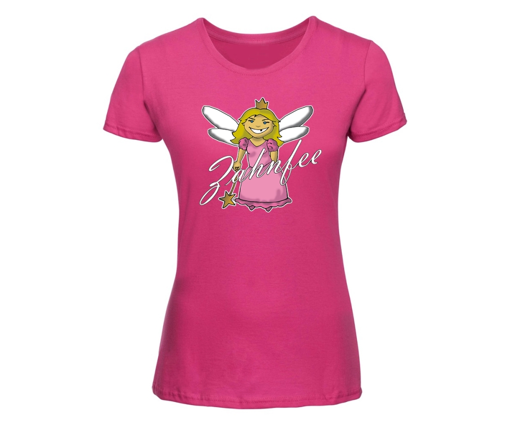 Zahnfee Logo Fee - Frauen Shirt - pink