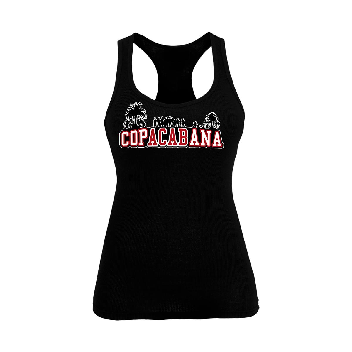 Copacabana - rot-weiß - Frauen Tank Top - schwarz