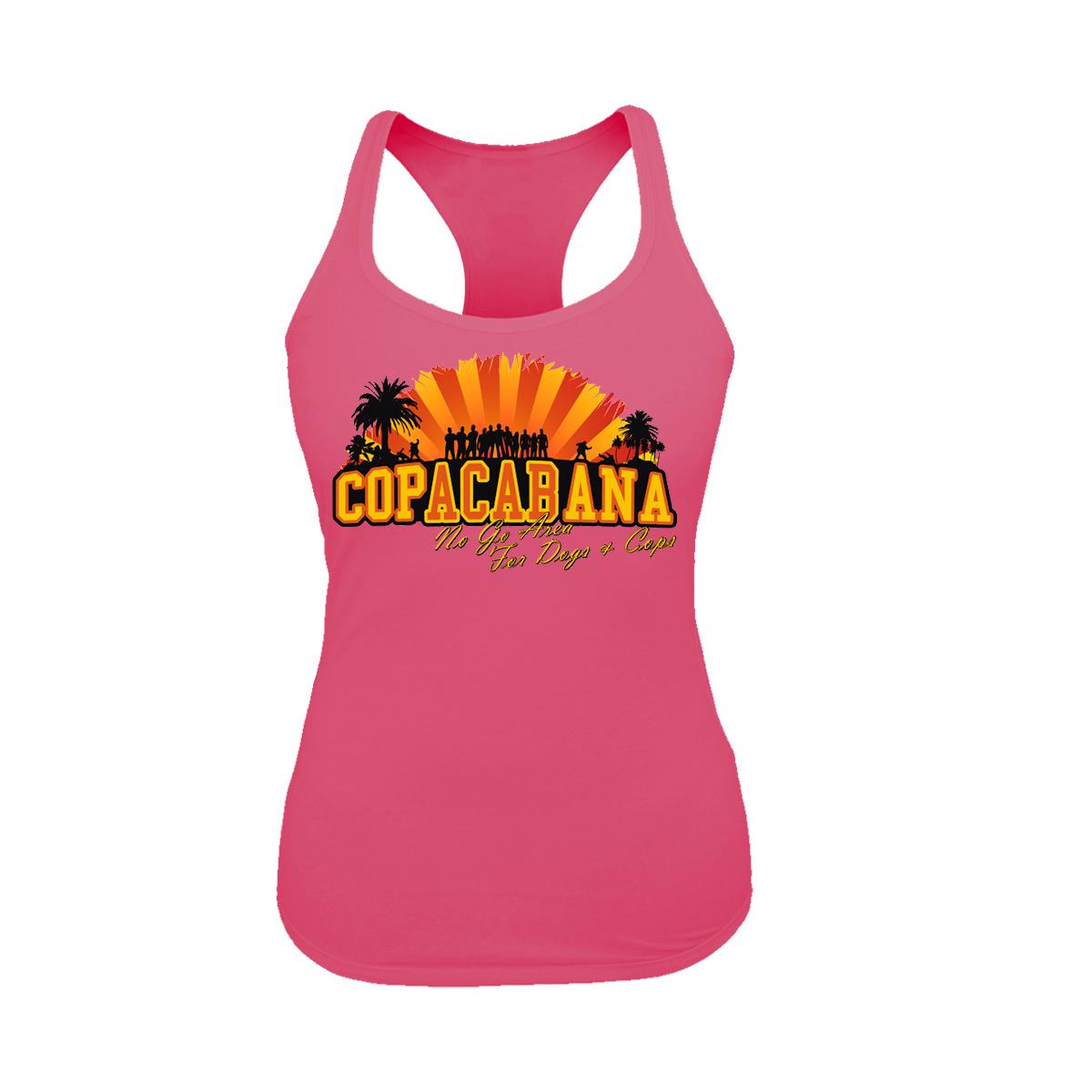 Copacabana - No go Area for Dogs and Cops - Frauen Tank Top - pink