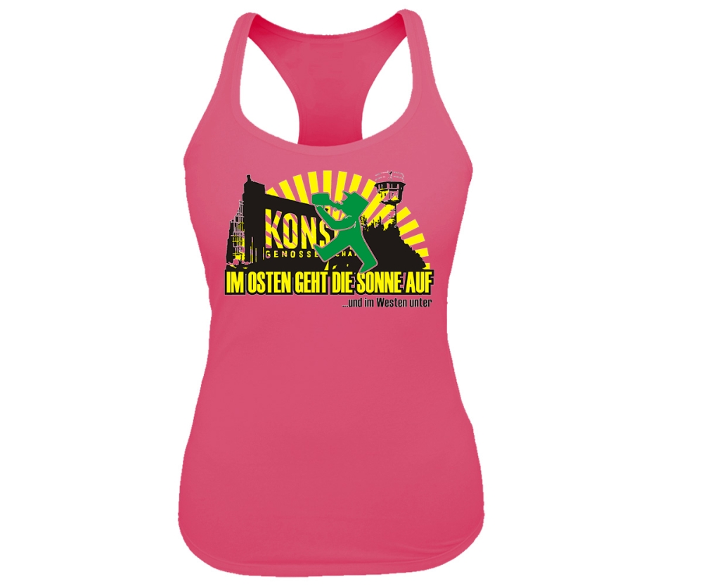 Im Osten geht die Sonne auf - Frauen Tank Top - pink