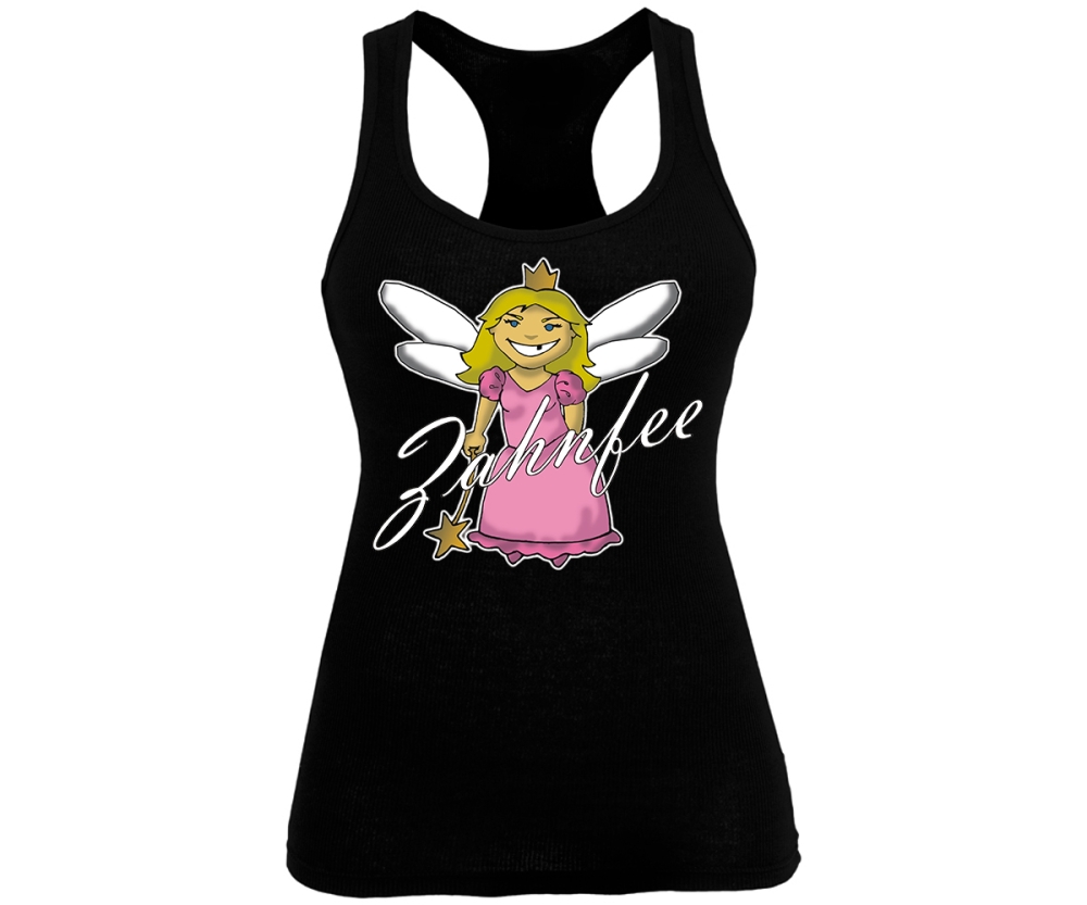 Zahnfee Logo - Frauen Tank Top - schwarz