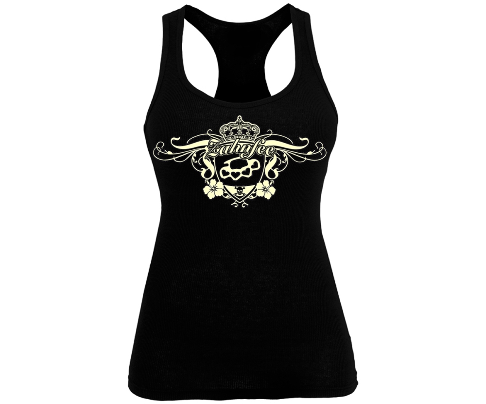 Zahnfee Krone - Frauen Tank Top - schwarz