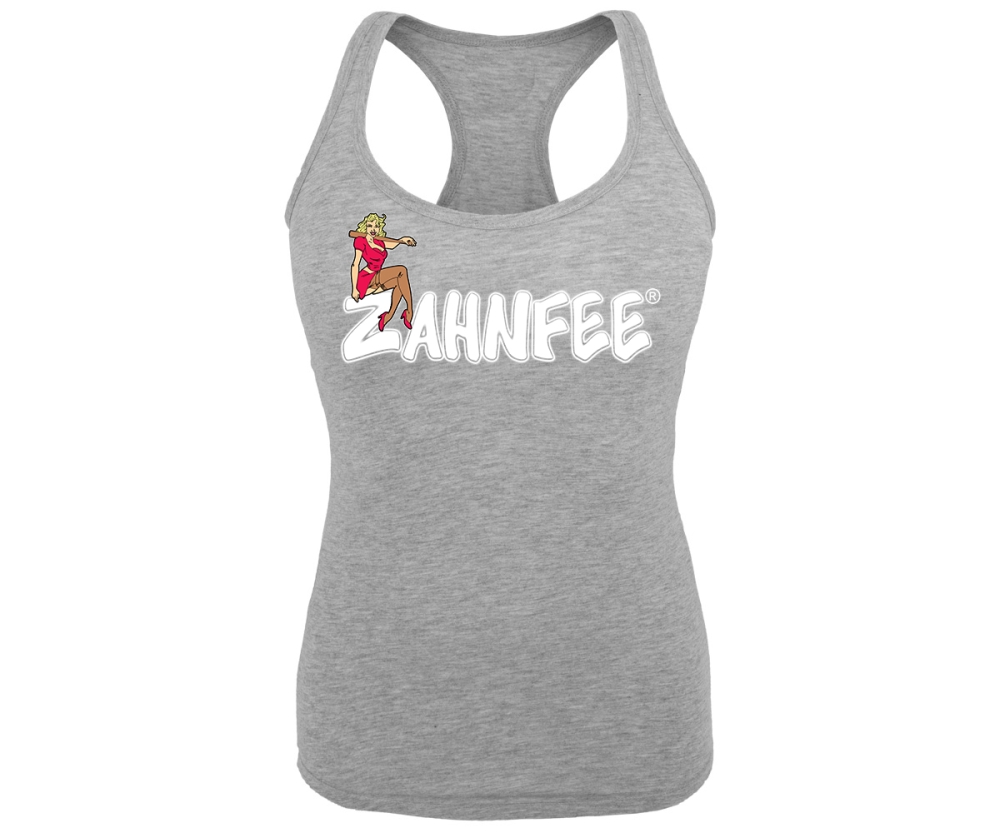 Zahnfee Keule - Frauen Tank Top - grau-meliert