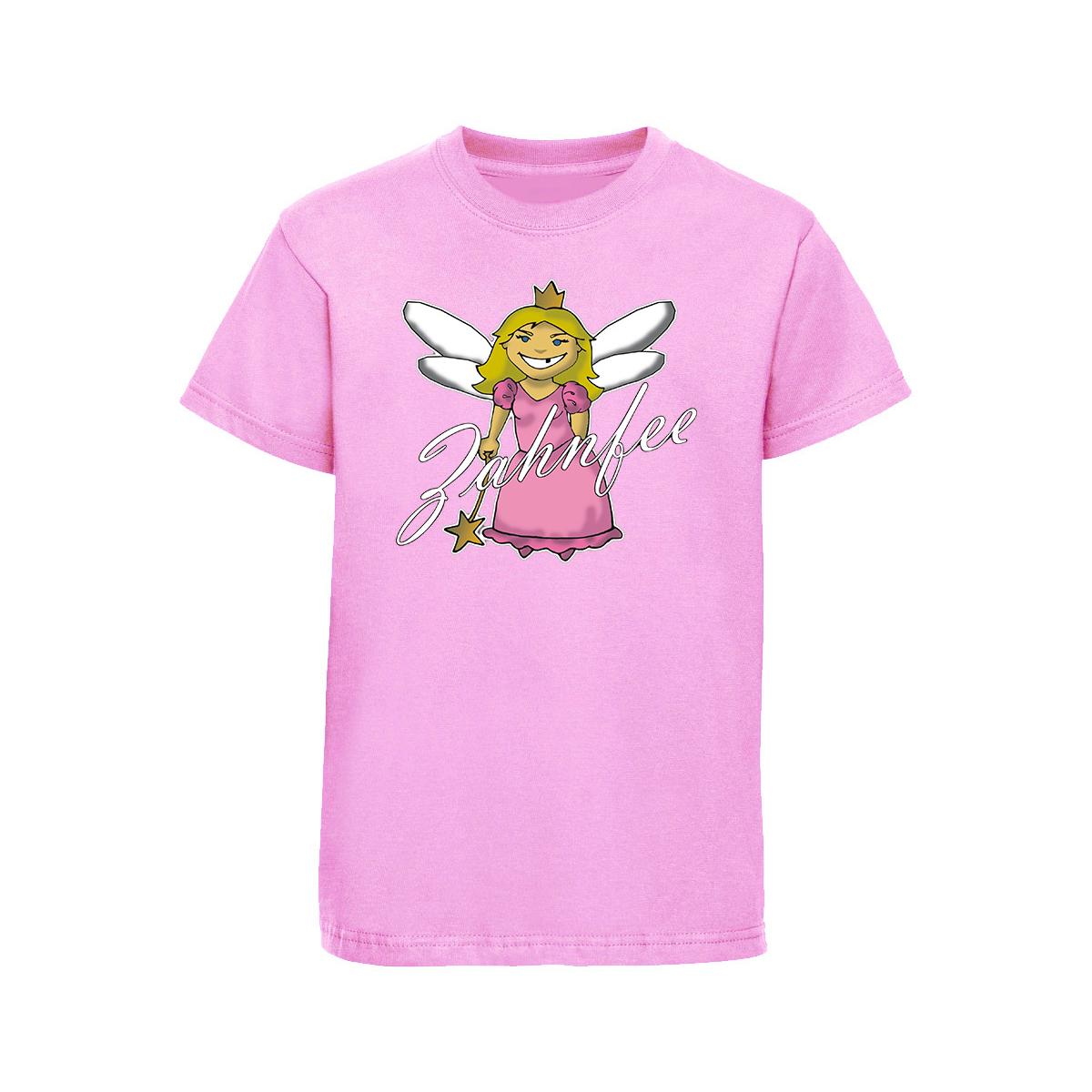 Zahnfee Logo Kinder T-Shirt rosa
