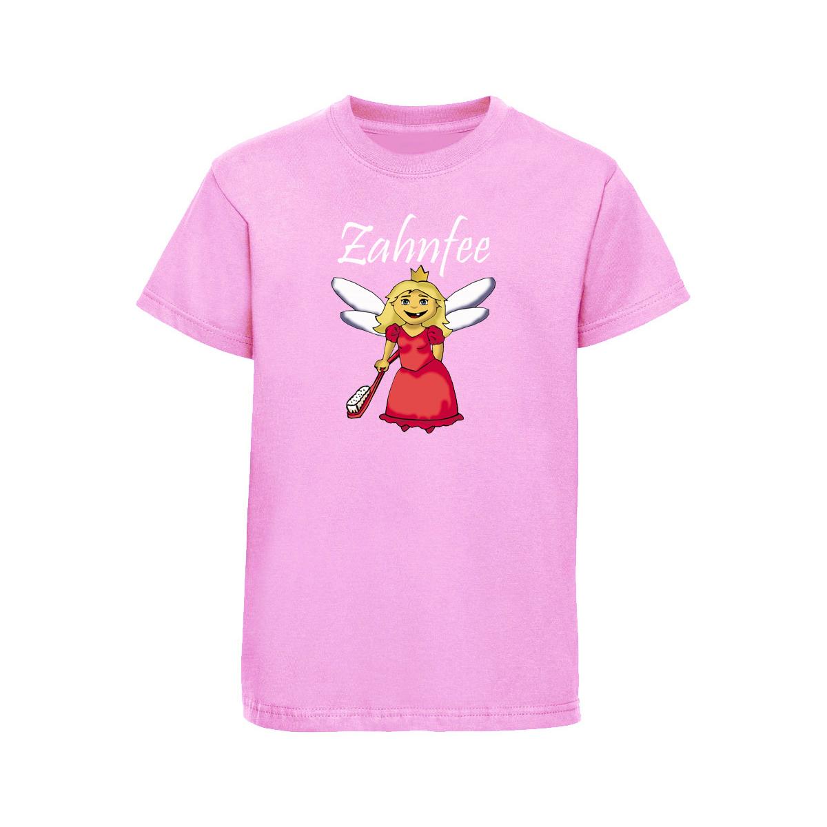 Zahnfee Logo Zahnbürste Kinder T-Shirt rosa