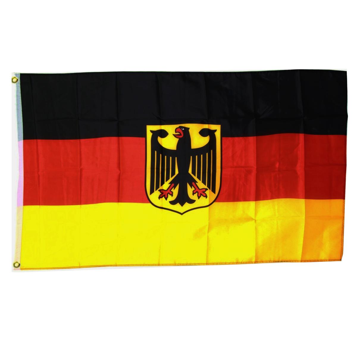 Deutschland Fahnen mit Adler 90 x 150 cm
