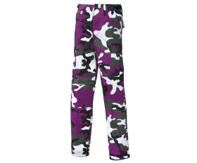 Army Cargo Outdoor Hose - purple camo