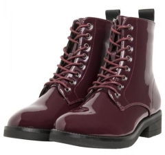 UC Lace Boots - burgundy