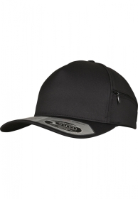 Flexfit Cap - Flexfit 110 Pocket - mit Tasche - schwarz